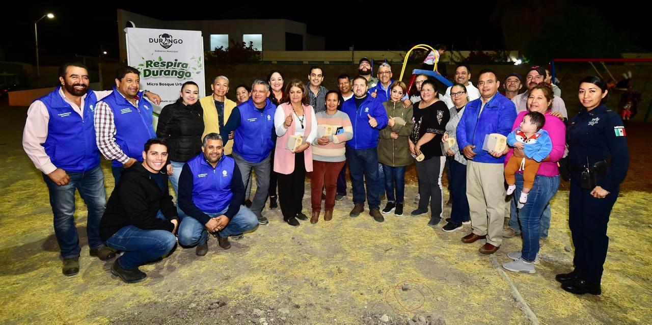 Cumple Toño Ochoa a la gran familia de Paso Real con nuevo microbosque