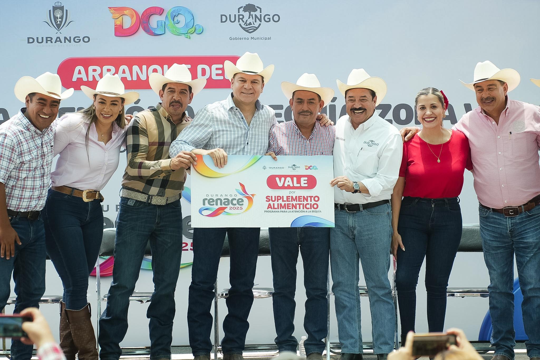 Trabajan en equipo el Estado y el Municipio de Durango y van ¡Al 100 con el Campo!