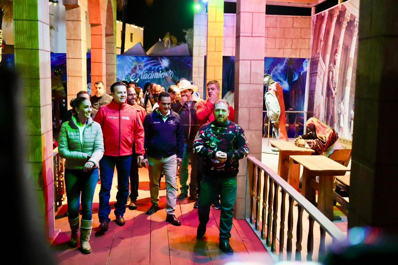 Despide la gran familia, las celebraciones navideñas con entusiasmo