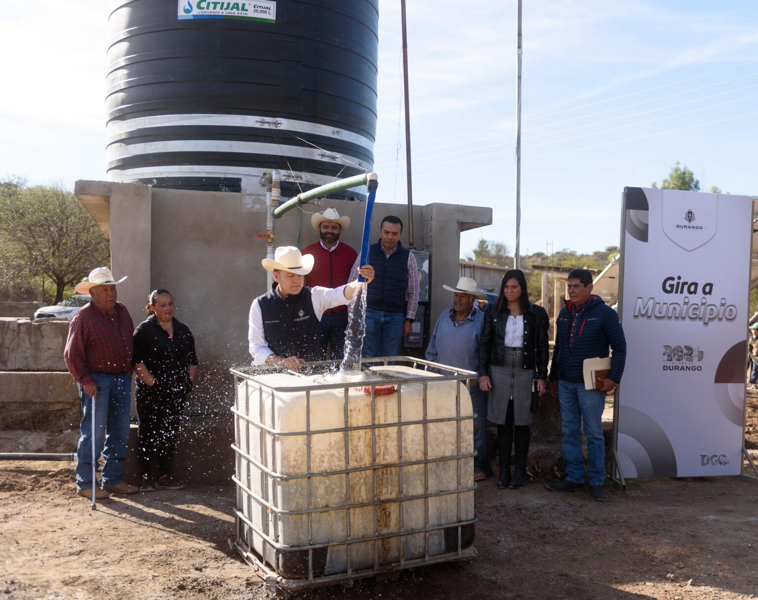 Gobernador supervisa obras en el municipio de San Juan del Río