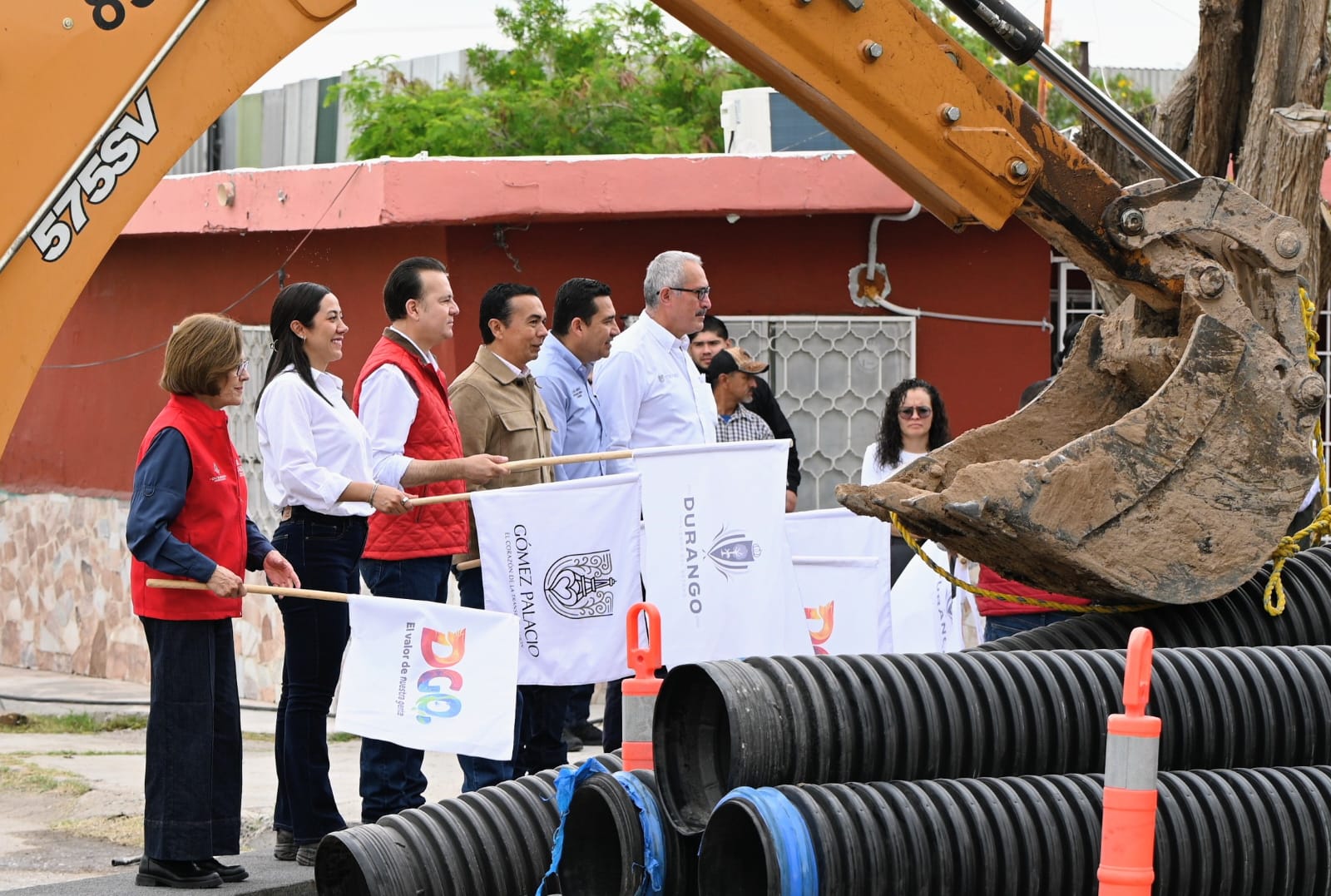 Betzabé Martínez y Esteban Villegas aceleran la trasformación del drenaje con Plan Fluye