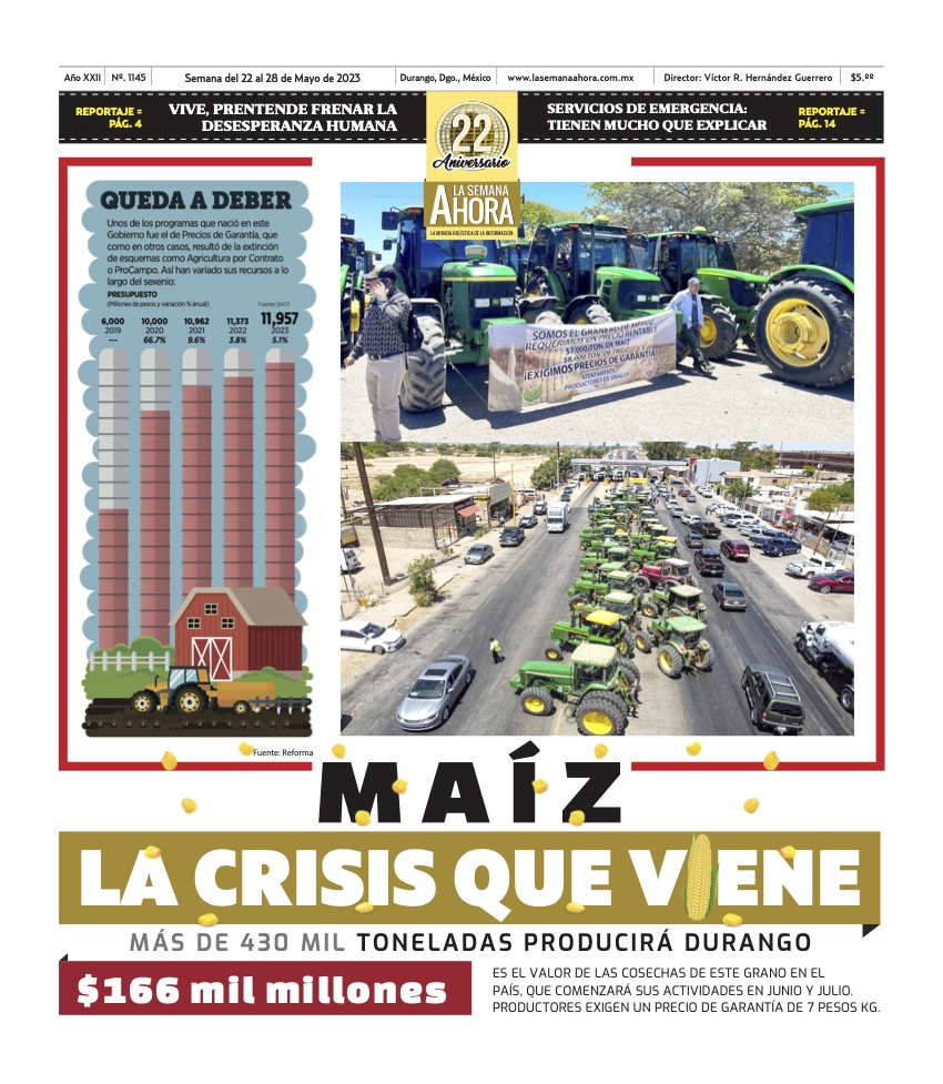 Portada del semanario 1145