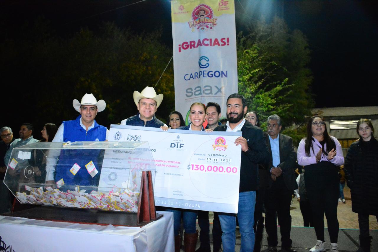 Congreso participa en la Kermés con rifa de vehículo y donativo