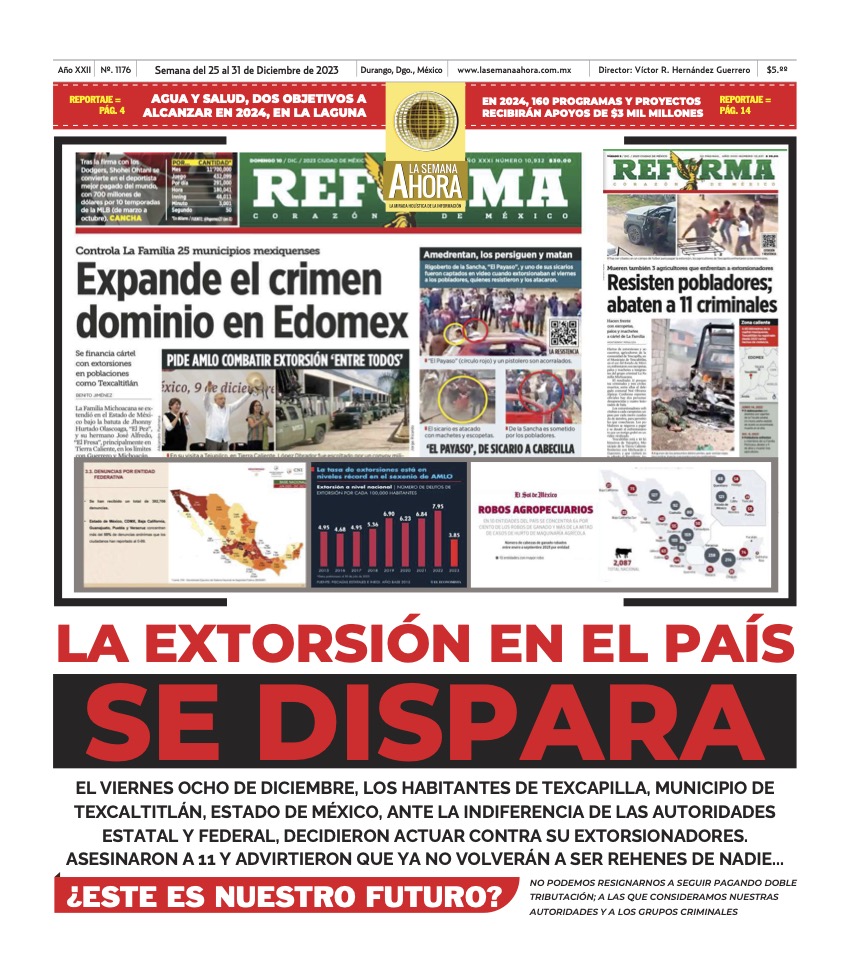 Portada del semanario 1176