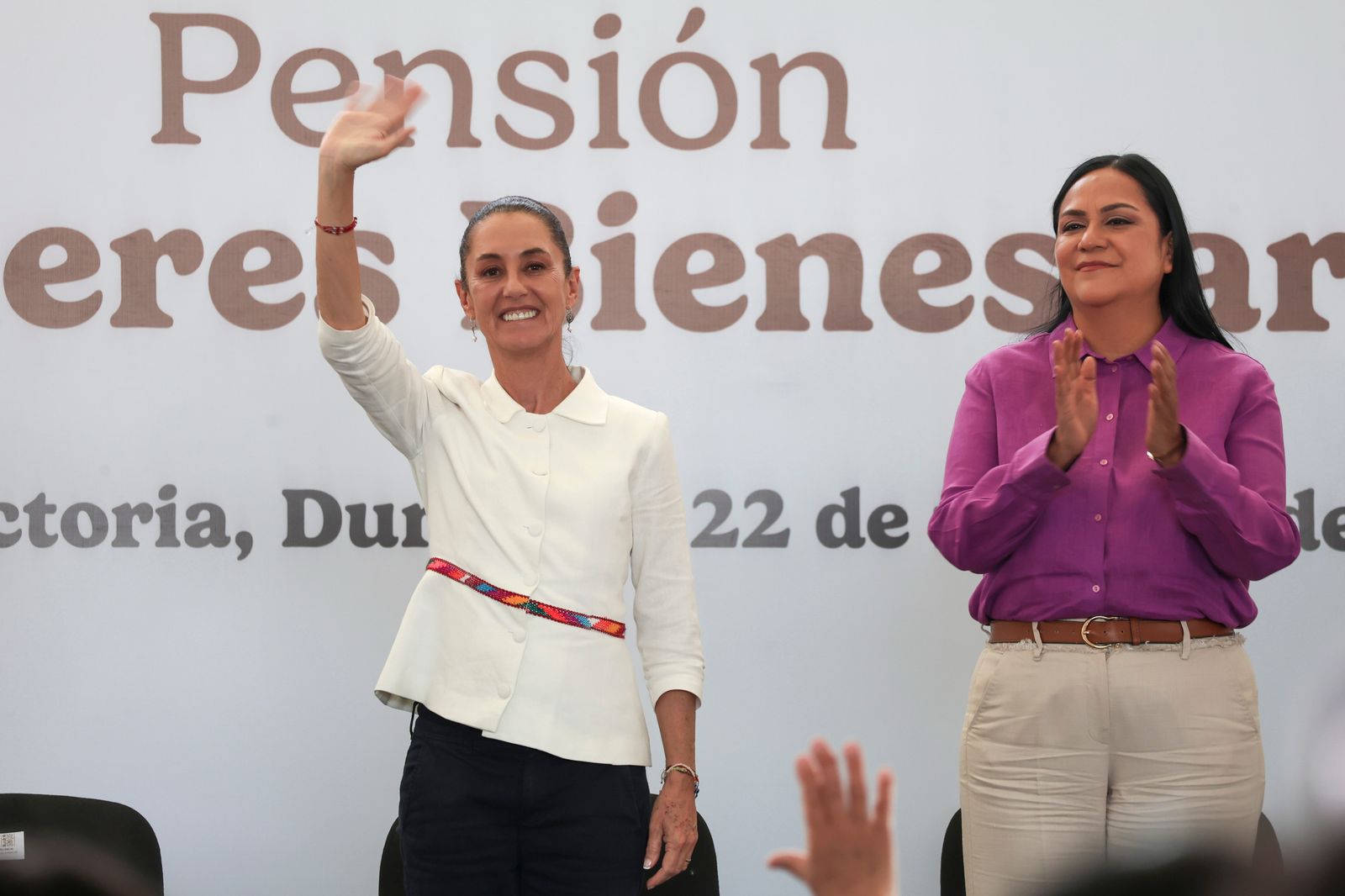 Una vez más, Claudia Sheinbaum le cumple a Durango: GP Morena-PVEM