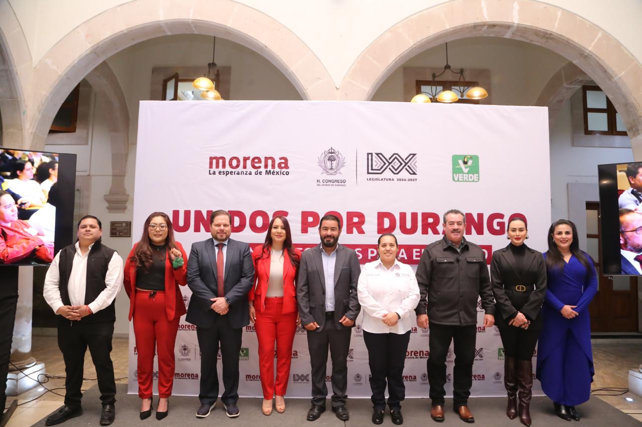 Diputados de Morena-Verde presentan proyectos, no ideas
