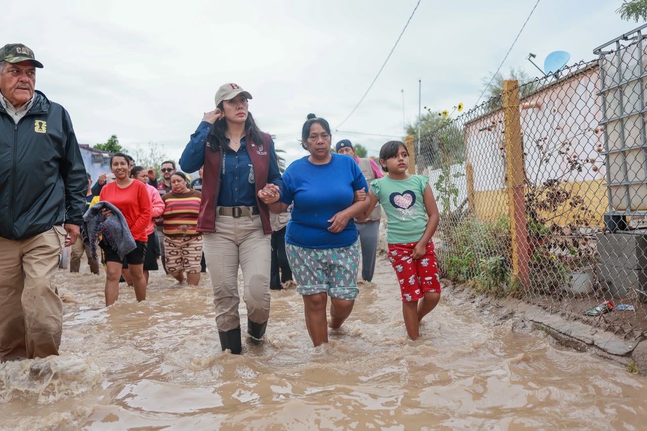 Ante afectaciones por lluvias, Betzabé se mantiene en territorio y activa protocolo de atención
