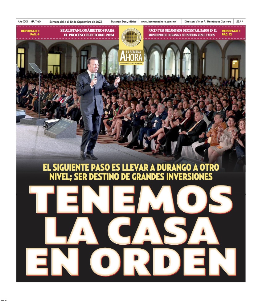 Portada del semanario 1160