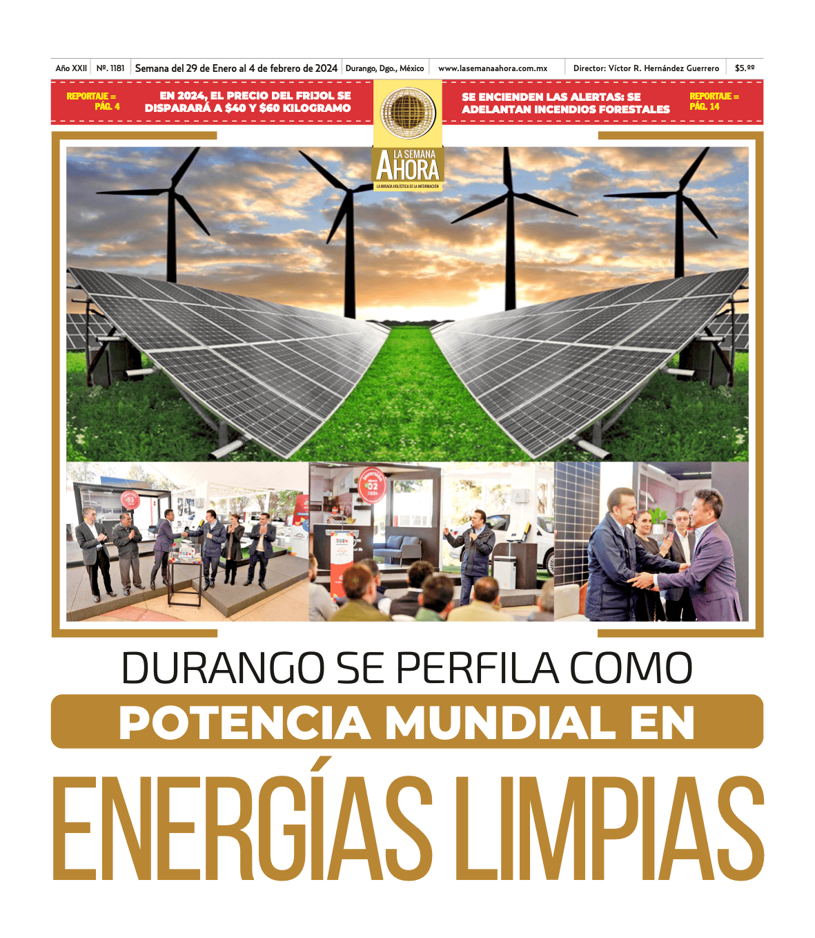 Portada del semanario 1181