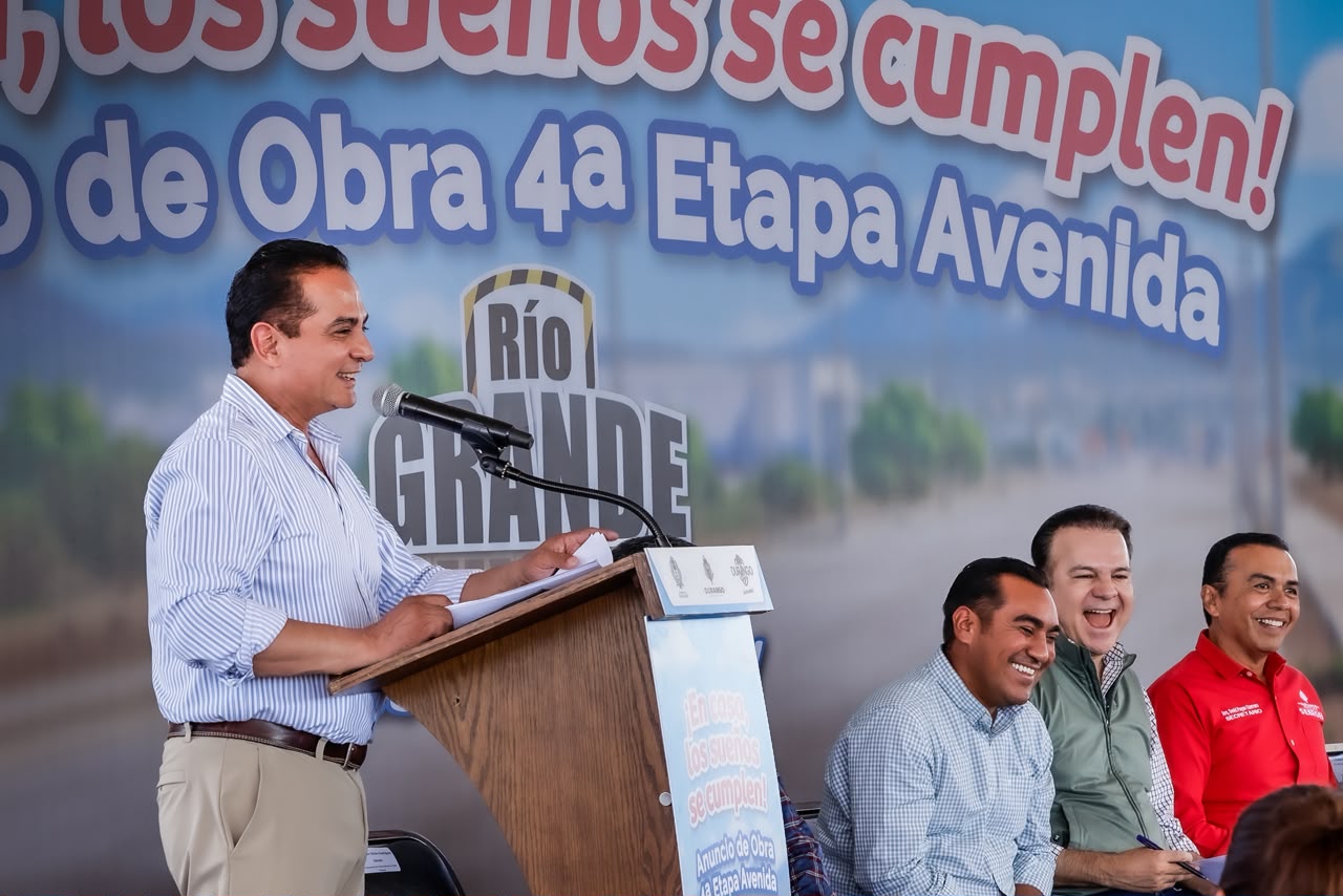 Río Grande transforma la movilidad de Durango, Esteban y Toño anuncian cuarta etapa